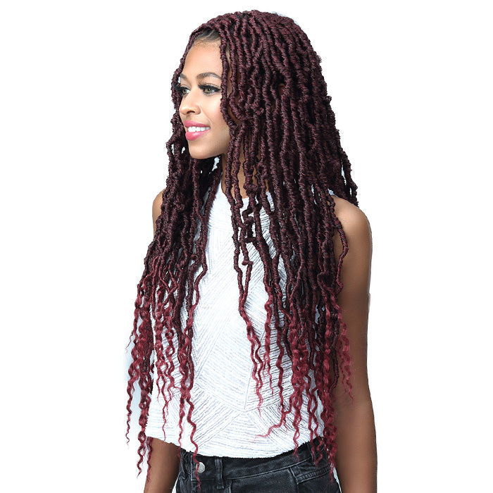 Bobbi Boss Pre-Looped Crochet Braid - NU LOCS FRENCH TIPS 18/24/36" 2X