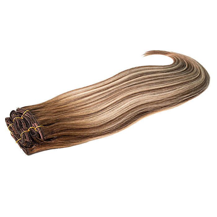 Bohyme Essential 100% Remi Human Hair CLIP-IN 7PCS - SILKY STRAIGHT 18"