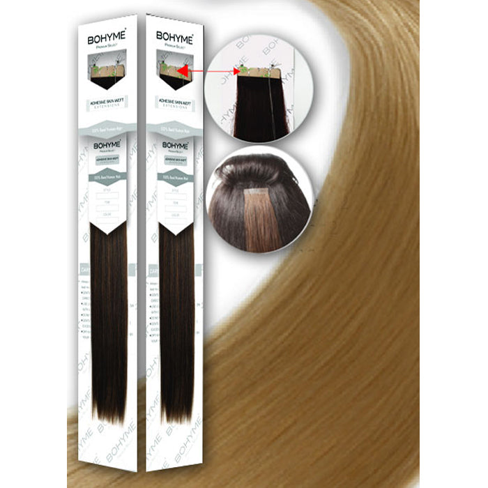 Bohyme 100% Remi Human Hair TAPE IN Extension - SILKY STRAIGHT 16-26"