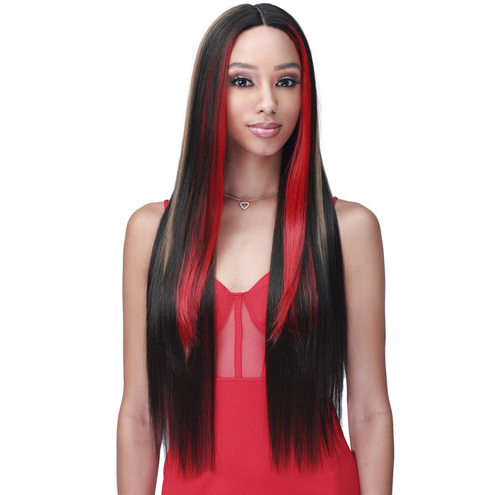 Bobbi Boss Human Hair Blend HD Deep Lace Part Wig - MBLF31 EILISH