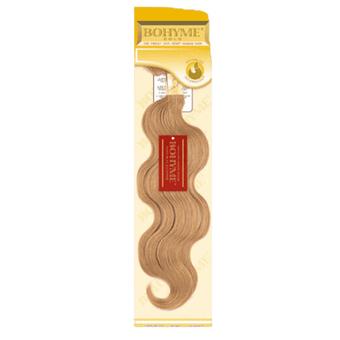 Bohyme Gold 100% Remy Human Hair Weave - VIRGIN/EUROPEAN BODY 14"/18"/22" (Machine-Tied)