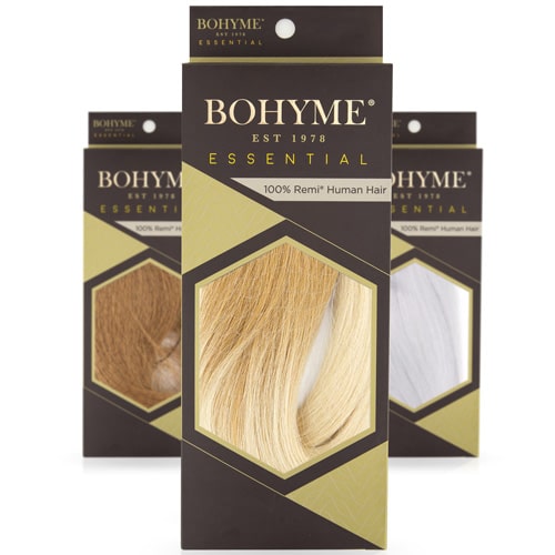 Bohyme Essential 100% Remi Human Hair Clip In Extension - HALO 18"