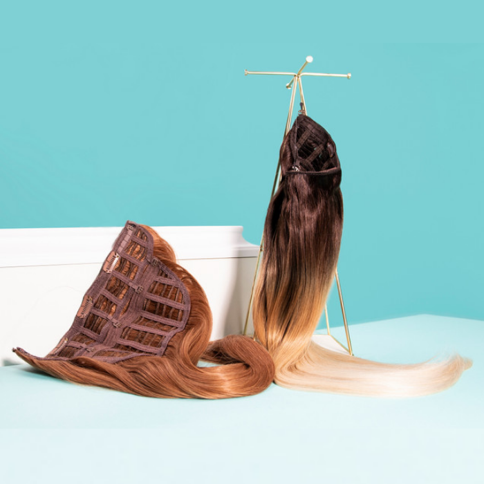 Bohyme Essential 100% Remi Human Hair Clip In Extension - HALO 18"