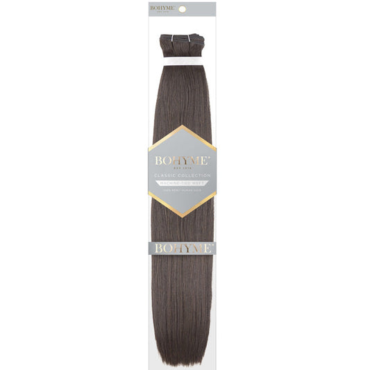 Bohyme Classic 100% Remi Human Hair Weave - TEXTURED SMOOTH 14/18/20" (Machine-Tied)
