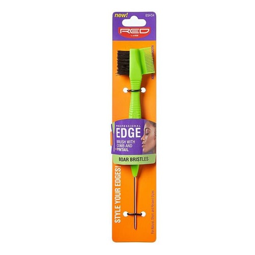 Red By Kiss Professional Edge Brush Boar Fixer with Pintail