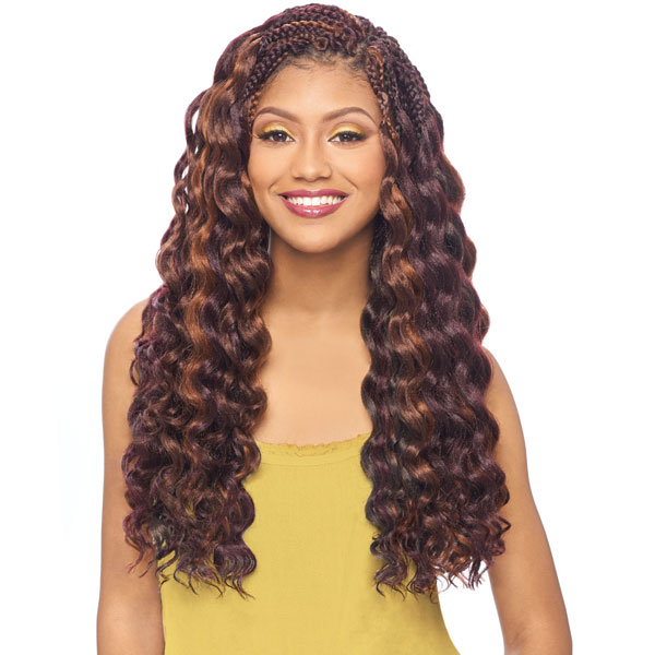 Vanessa 2X African Arts Kalontress Pre-Looped Crochet Braid - BRAIDED BODY 20"