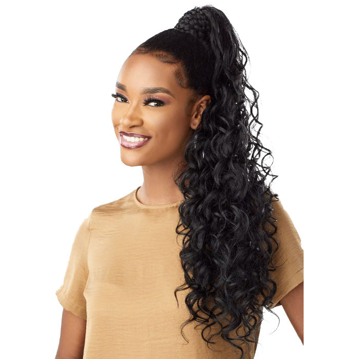 Sensationnel Synthetic Ponytail Instant Pony Wrap Braided Loose Deep 26"