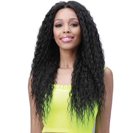 Bobbi Boss Human Hair Blend Miss Origin 13x6 Swiss Lace Frontal Wig - MOGLWBR26 BRAZILIAN WAVE 26
