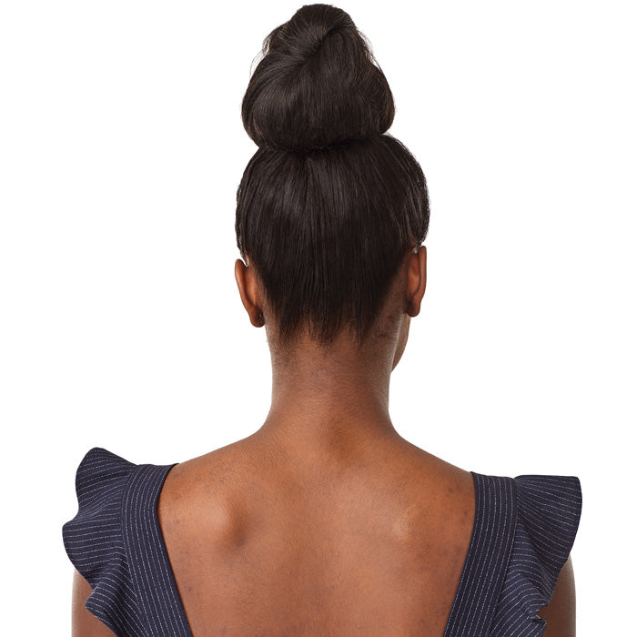 Sensationnel 100% Premium Fiber Instant Bun with Bangs BRIA