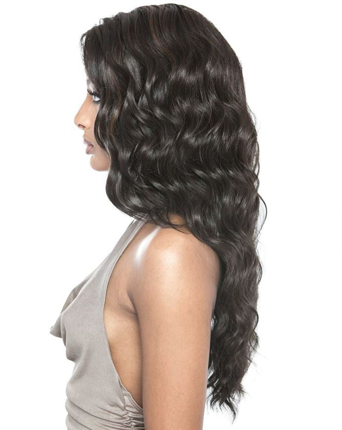 Brown Sugar Human Hair Mix Whole Lace Front Wig BS405