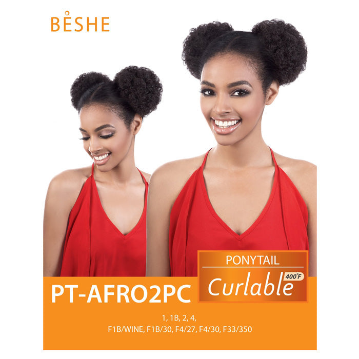 Beshe Ponytail Curlable PT AFRO 2PC