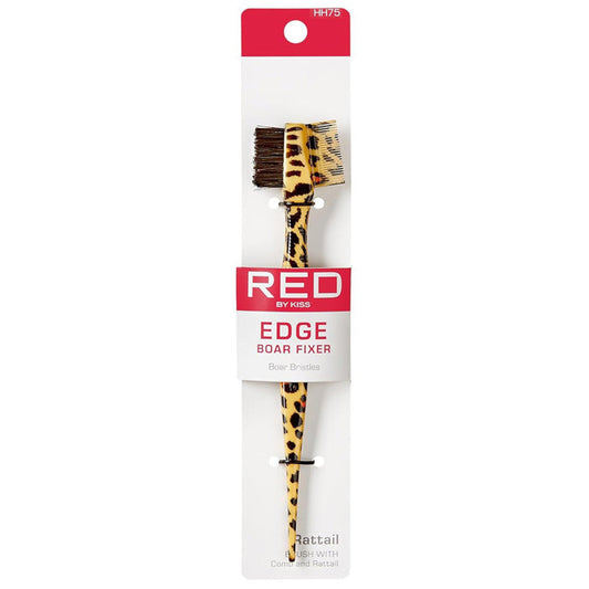 Red By Kiss Professional Edge Brush Boar Fixer with Rattail