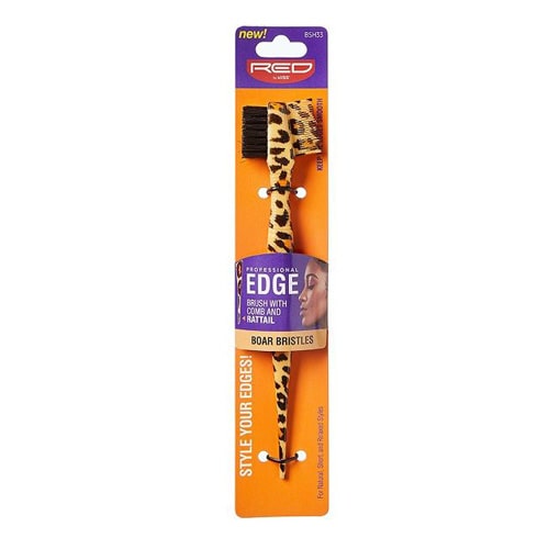 Red By Kiss Professional Edge Brush Boar Fixer with Rattail