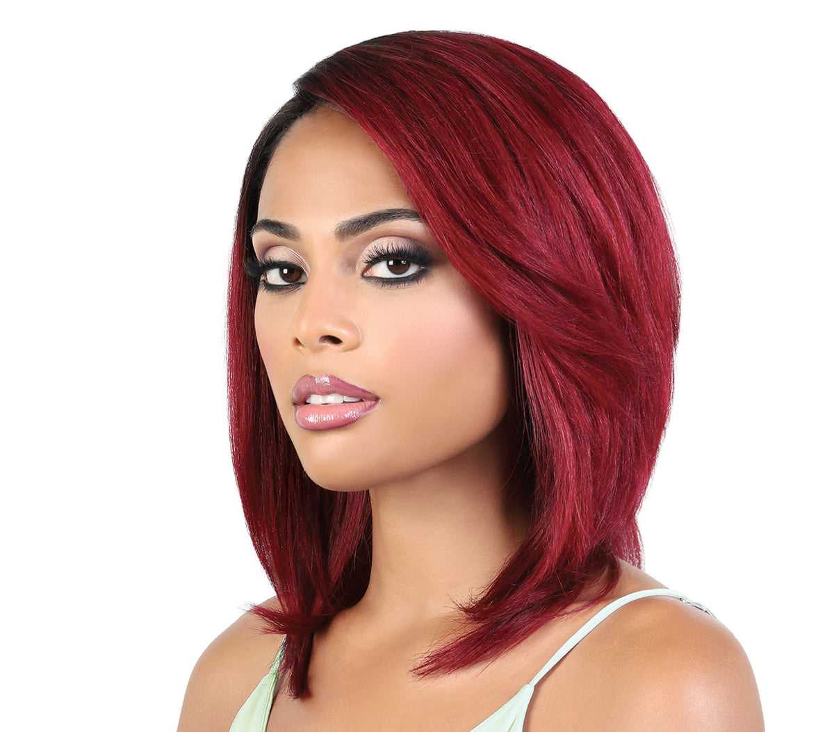 Beshe Peruvian Remi Natural Virgin Remi Human Hair Deep Part Lace Wig HPNLP.HARA