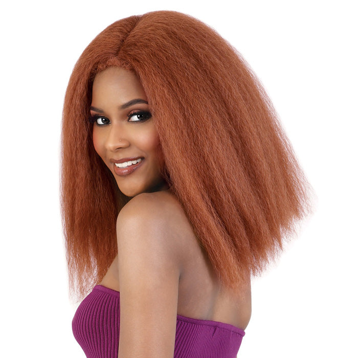 Beshe Ultimate Insider GlueLess Remy Human Hair Blend HD Lace Front Wig - HBLL.NELA