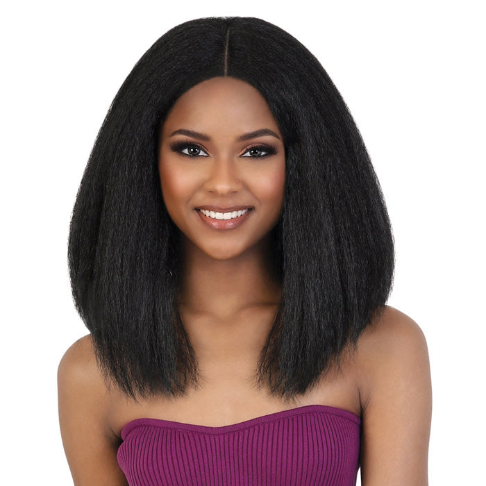 Beshe Ultimate Insider GlueLess Remy Human Hair Blend HD Lace Front Wig - HBLL.NELA
