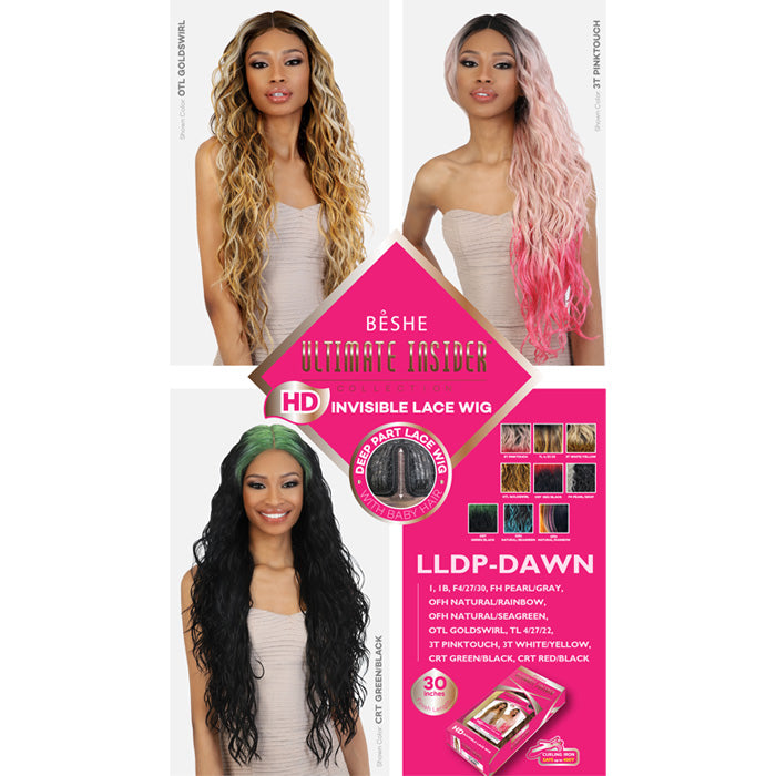Beshe Ultimate Insider HD Invisible Lace Deep Part Wig - LLDP-DAWN