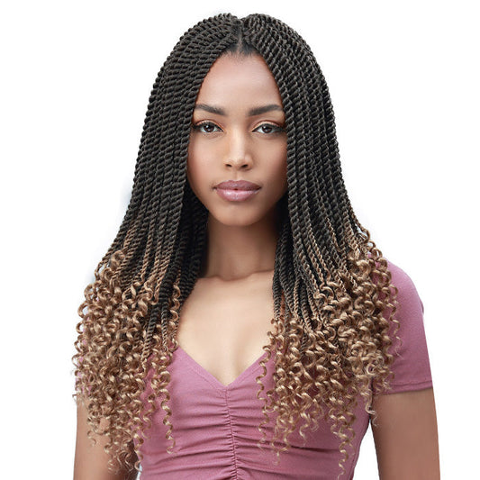 Bobbi Boss Crochet Braids - BOMBA SENEGAL TWIST CURLY TIPS 18"2X