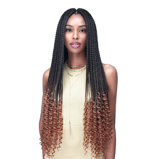 Bobbi Boss Curly Tips 3X Box Braid 28"