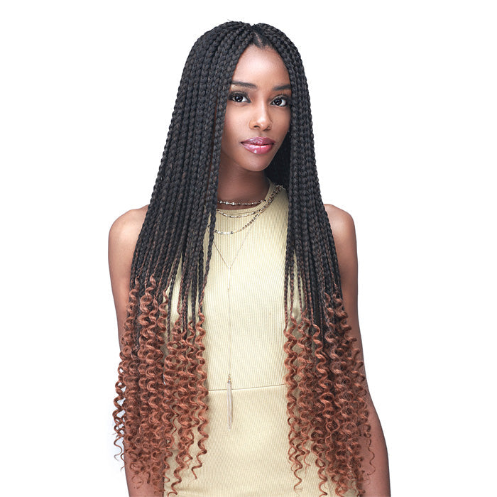 Bobbi Boss Curly Tips 3X Box Braid 28"