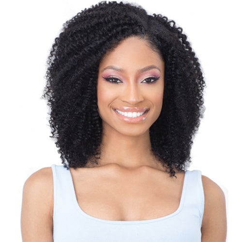 Shake N Go Naked Human Hair CLIP IN 9PCS COIL CURL 14"
