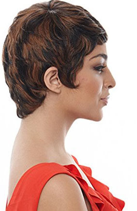 Janet Collection 100% Human Hair Wig MOMMY STRAIGHT or SHORT STOP