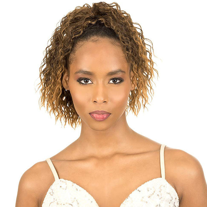 New Born Free Drawstring Ponytail - 0378 CHERRY