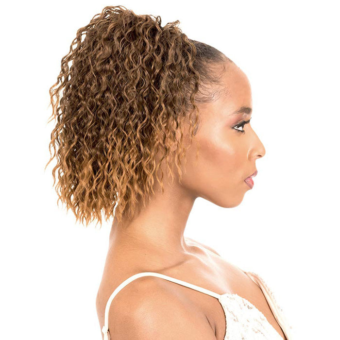 New Born Free Drawstring Ponytail - 0378 CHERRY