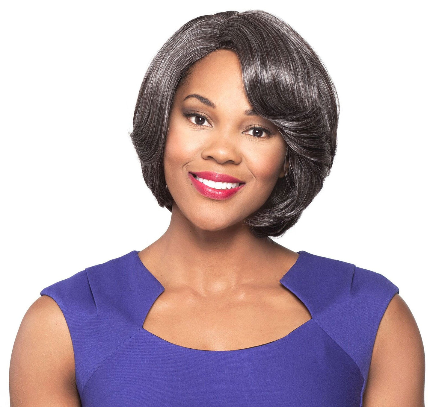 Foxy Silver J-Part Wig - CHERYL