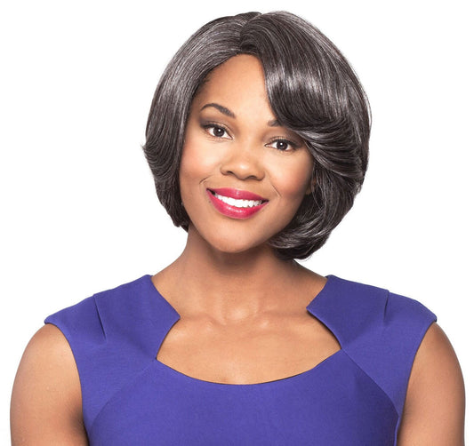 Foxy Silver J-Part Wig - CHERYL