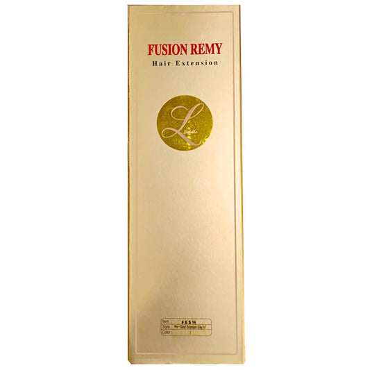 Ladylike Fusion Remy Glue U-Tip Yaki Hair Extension - STRAIGHT 18" (10 Pcs/ 10 Pack/ 1 Box)