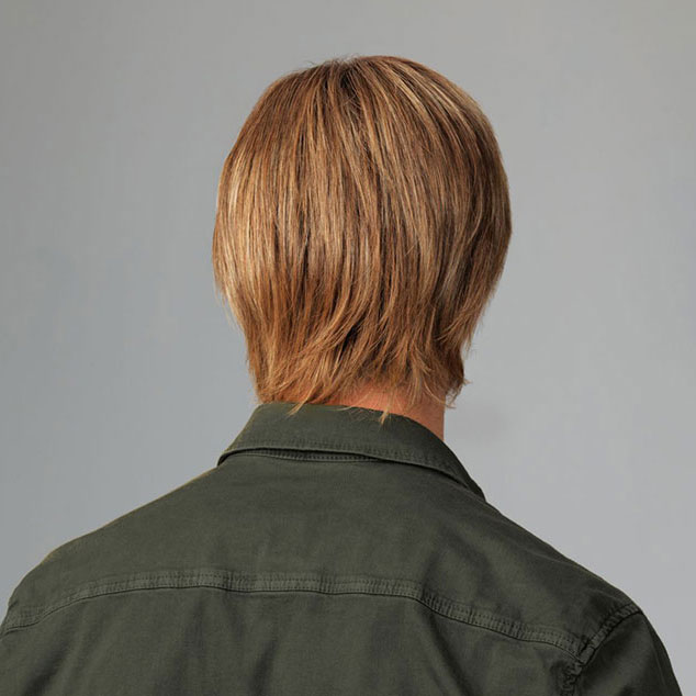 HIM Men's Collection Hand-Tied Lace Front Wig - CHISELED