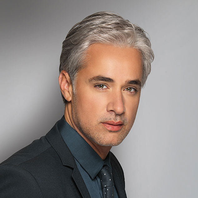 HIM Men's Collection Hand-Tied Lace Front Wig - CLASSIC