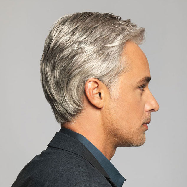 HIM Men's Collection Hand-Tied Lace Front Wig - CLASSIC