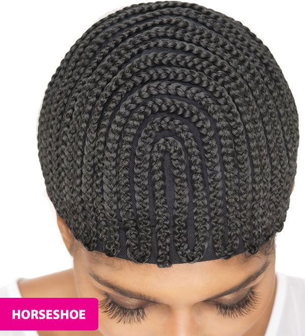 Vivica A Fox Cornrow Express Cap - STRAIGHT BACK or HORSESHOE (Silicon Base)