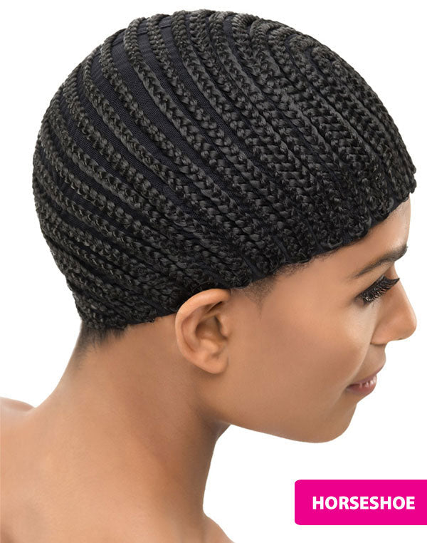 Vivica A Fox Cornrow Express Cap - STRAIGHT BACK or HORSESHOE (Silicon Base)