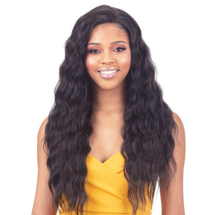 Model Model Switch Drawstring Full Cap 2 In 1 Half Wig - FLING