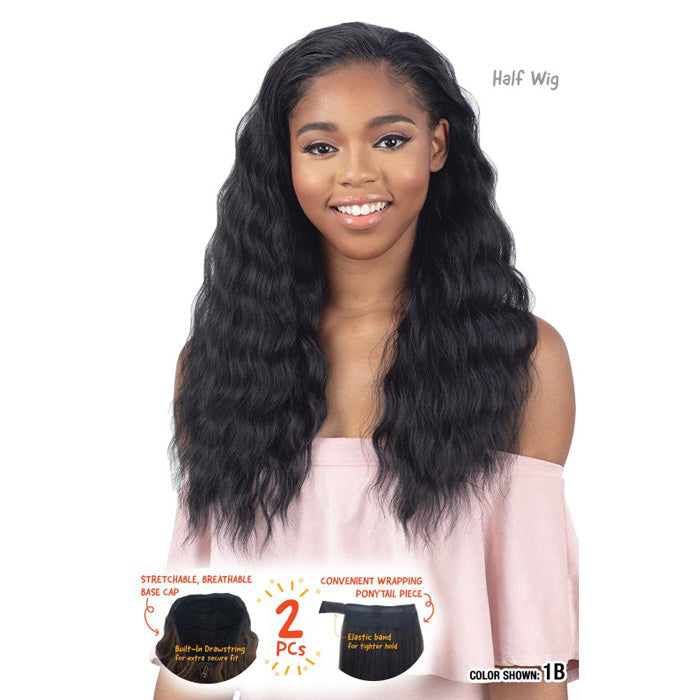 ModelModel Synthetic Ponytail & Half Wig 2pcs - BE DAZZLE'D