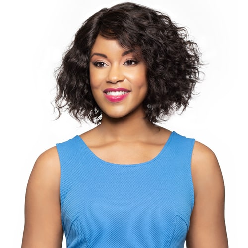 Foxy Lady Brazilian Remy Human Hair Lace Front Wig - CYRENE