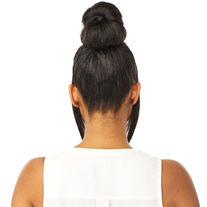 Sensationnel 100% Premium Fiber Instant Bun with Bangs DANI