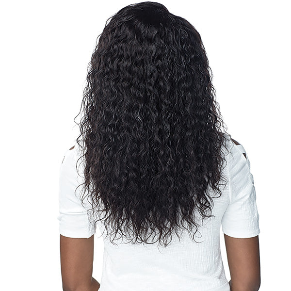 Sensationnel Unprocessed Virgin Human Hair 10A 360 Swiss Lace Wig DEEP CURLY 22