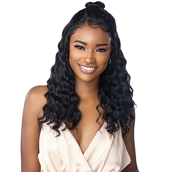 Sensationnel Unprocessed Virgin Human Hair 10A 360 Swiss Lace Wig DEEP WAVE 20"
