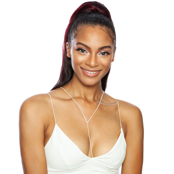 Mane Concept Human Hair StyleMix Brazilian Mega Wrap & Tie Ponytail - MBWNT03 NEW WAVE 22 INCH