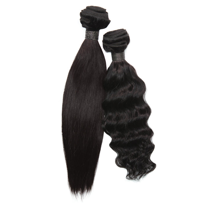 Sensationnel Bare & Natural Unprocessed Virgin Human Hair Wet & Wavy Weave - 10A DEEP WAVE 10-20"