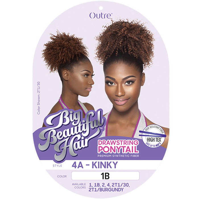 Outre Big Beautiful Hair Drawstring Ponytail - 4A KINKY