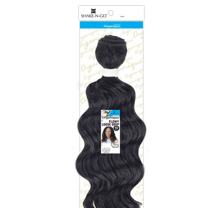 Shake-N-Go Organique Master Mix Weave - FLOWY LOOSE DEEP 14