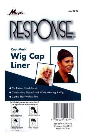 Magic Fishnet Wig Cap Liner Black