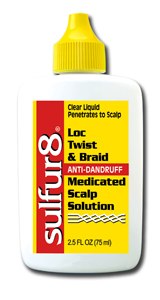 Sulfur 8 Loc Twist & Braid SCALP SOLUTION 2.5 oz