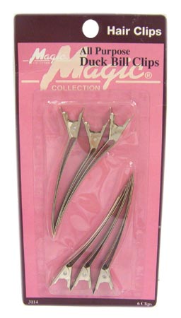 Magic All Purpose Duck Bill Clips 6 Clips