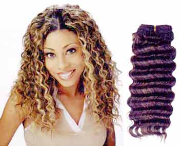 Unique Wiiv Human Hair Weave - DEEP WAVE 8-18"